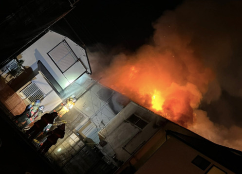 目黒区碑文谷6丁目の火事画像1